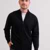 Manner CASH-MERE.CH | Kaschmir Strickjacke Cardigan Holzkohle