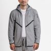 Accessoires CASH-MERE.CH | Wolle Kaschmir Trainerjacke Unisex Grau