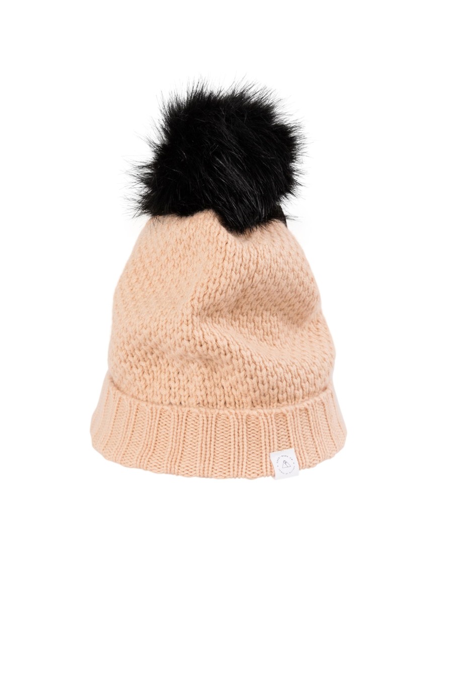 Accessoires CASH-MERE.CH | Kaschmir Mutze Mit Bommel Camel