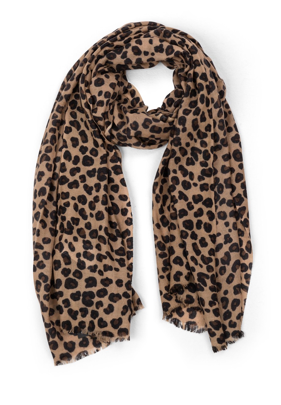 Accessoires CASH-MERE.CH | Kaschmir Schal Leopard Limited Edition