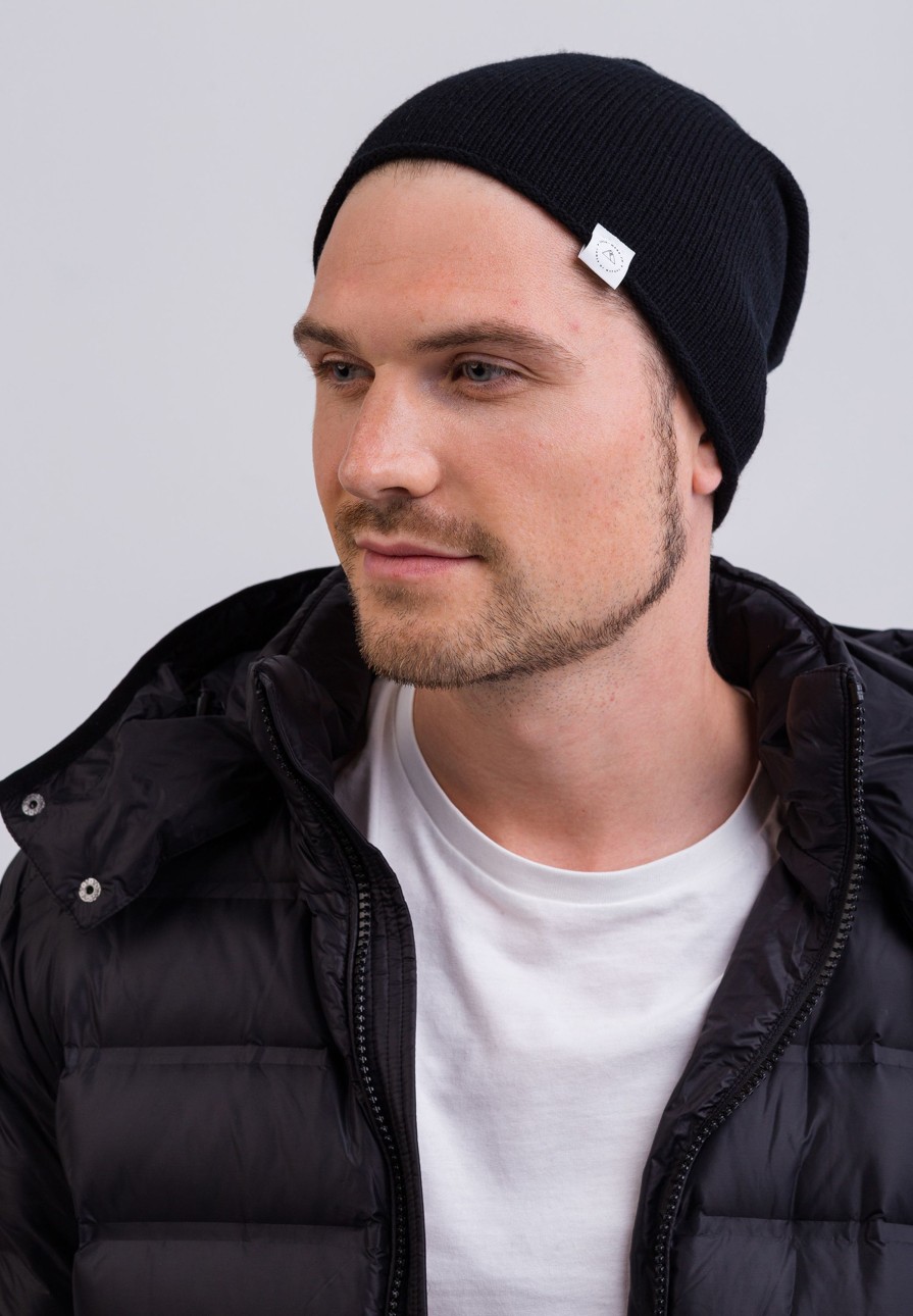 Accessoires CASH-MERE.CH | Kaschmir Beanie Schwarz