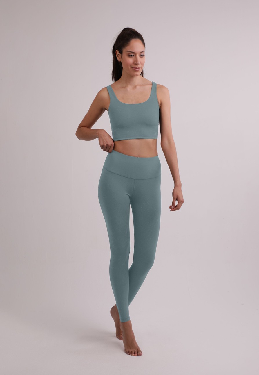 Frauen CASH-MERE.CH | Yoga Aktivity-Top Aus Recyceltem Polyester Shade Of Grey