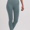 Frauen CASH-MERE.CH | Yoga Leggins Aus Recyceltem Polyester Und Hohem Bund Shade Of Grey