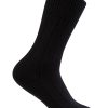 Manner CASH-MERE.CH | Kaschmir Kuschelsocken Schwarz