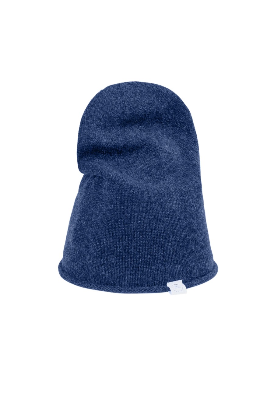 Accessoires CASH-MERE.CH | Kaschmir Beanie Jeans Blau