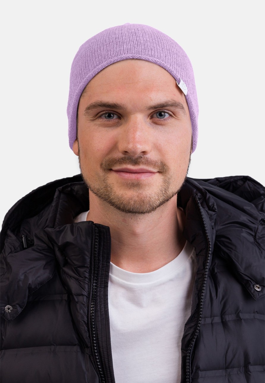 Accessoires CASH-MERE.CH | Kaschmir Beanie Hell Violet