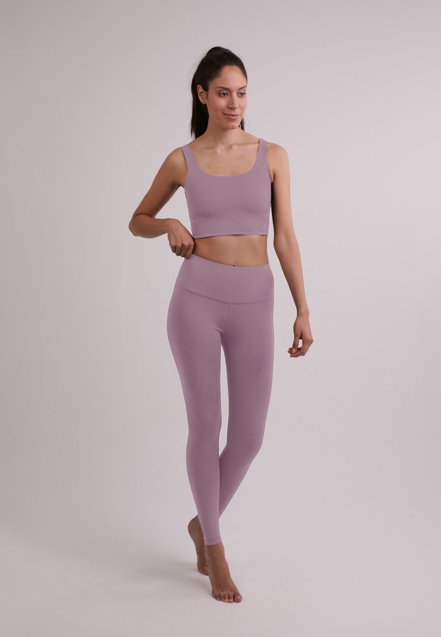 Frauen CASH-MERE.CH | Yoga Aktivity-Top Aus Recyceltem Polyester Orchid Purple